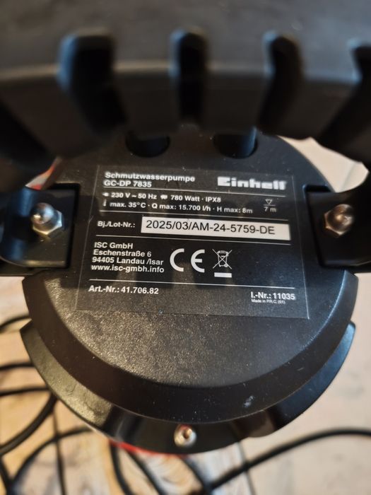 Pompa do wody EINHELL GC-DP 7835 elektryczna