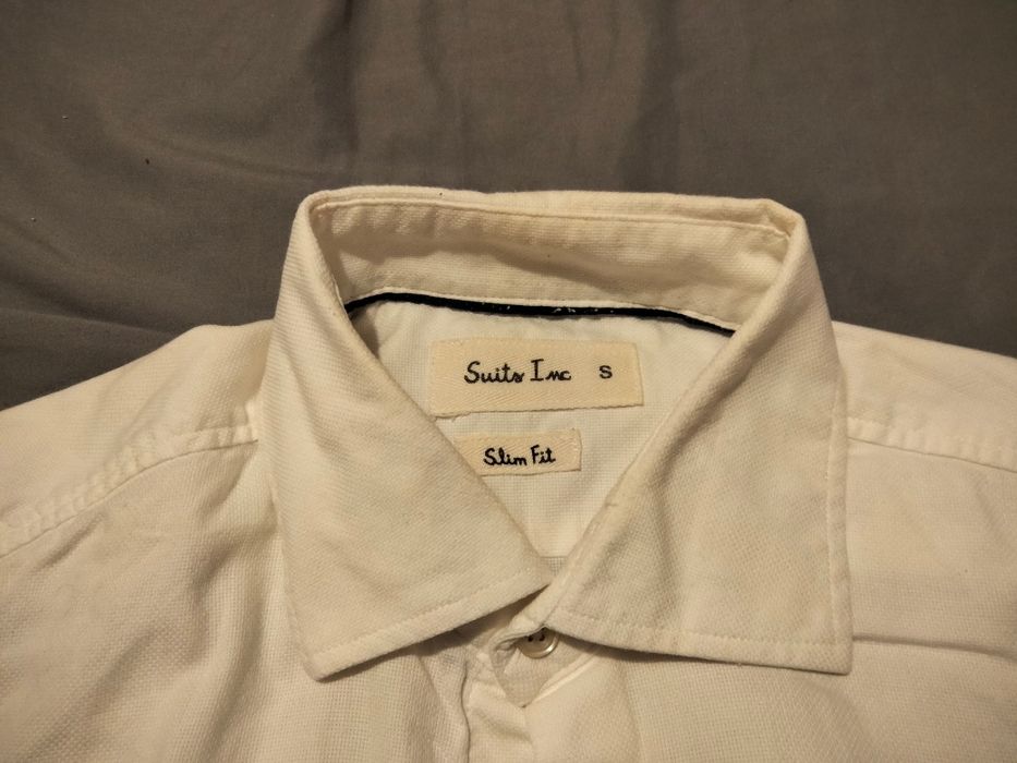 Camisa branca slim fit Suits (S)