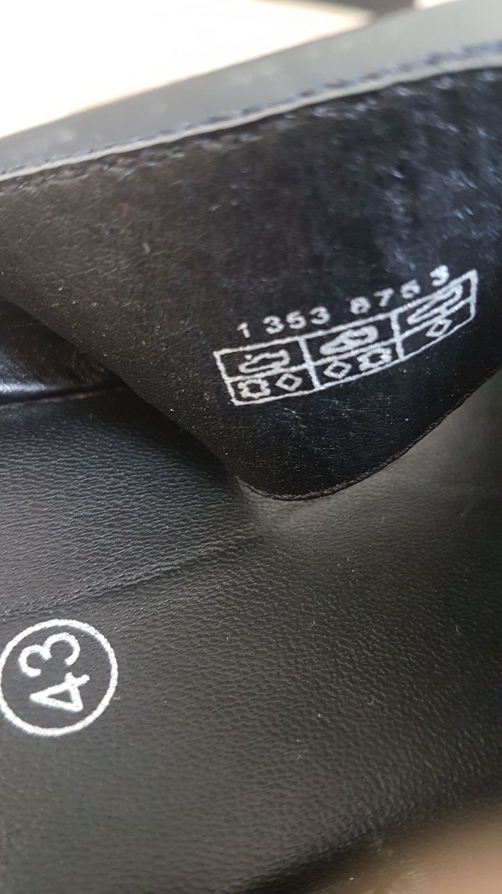 Шлепанцы из нат.кожи Am Shoe 42,43р,2цвета,пр-во Германия,оригинал.