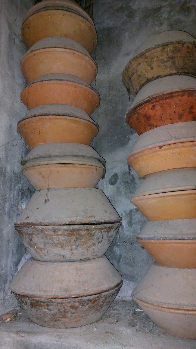 Formas de barro para pão de ló Queimadas vários anos