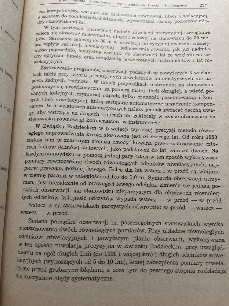 Niwelacja precyzyjna praca zbiorowa
