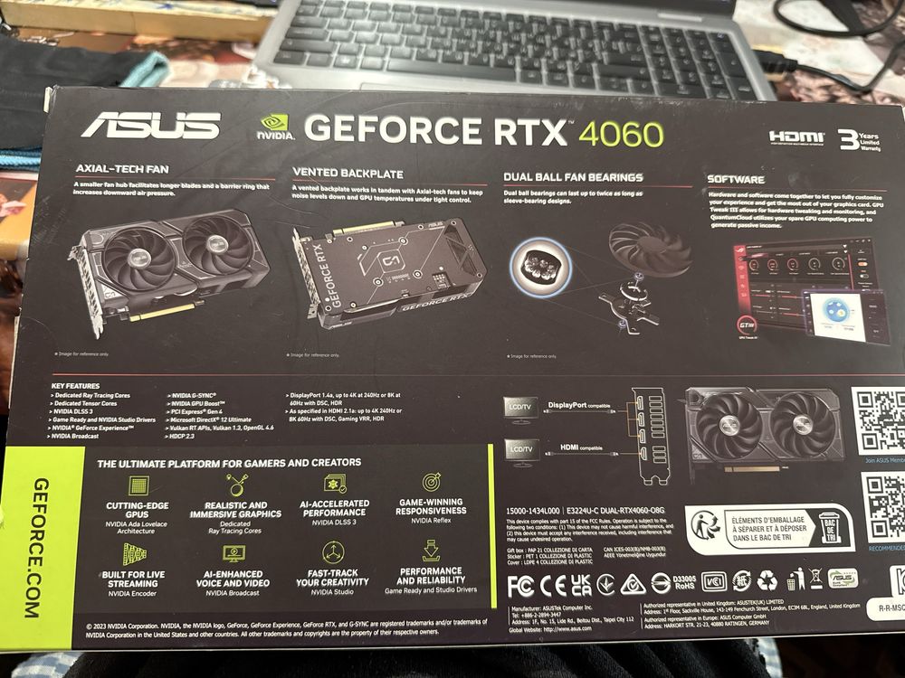 Продам системний блок з RTX4060 читайте опис. Знайду всі Чеки. Не алі.