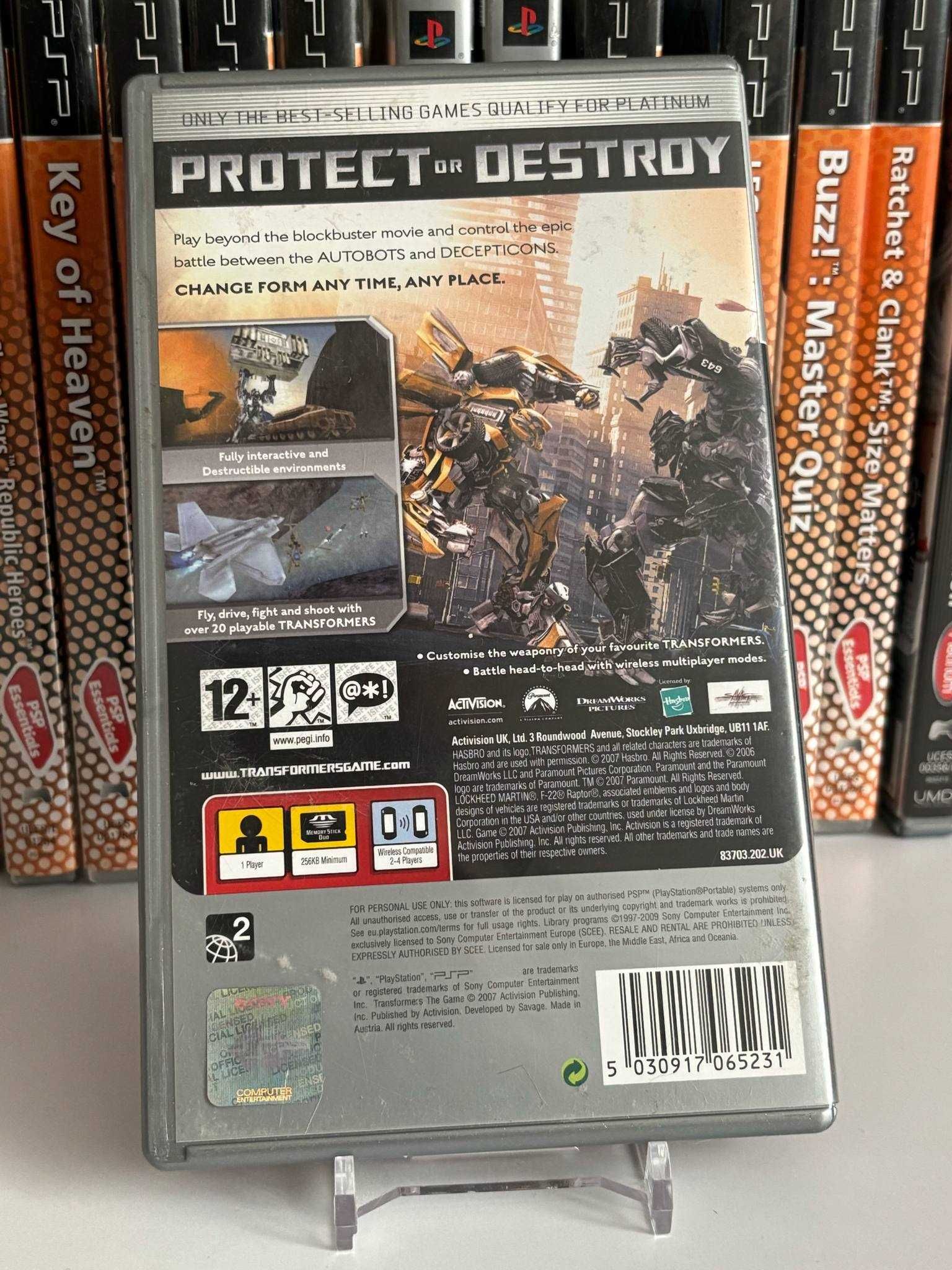 PSP – Transformers: The Game – Platinum