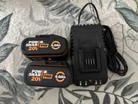 Baterii Worx 4,0Ah/20V z ładowarką