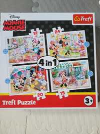 Puzzle Myszka Minnie 4w1