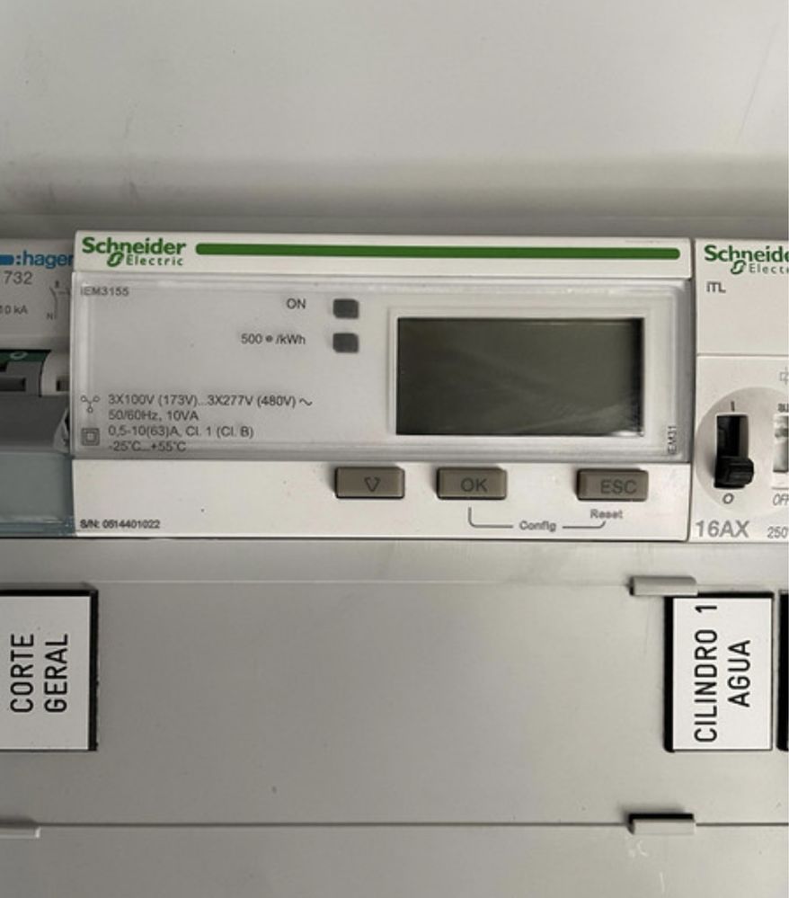 Medidor de energia - IEM3155 schneider electric