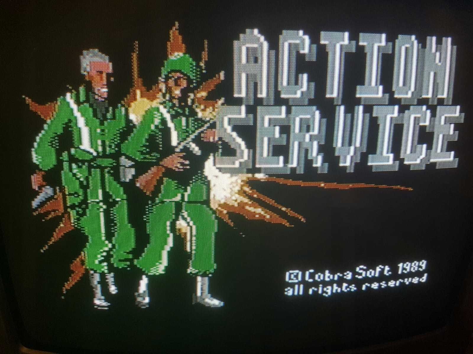 Action Service prezent Commodore 64 C128 100%