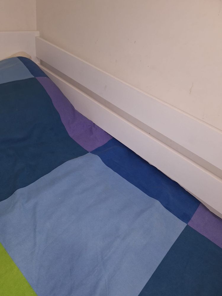 Cama individual com gaveta de cama