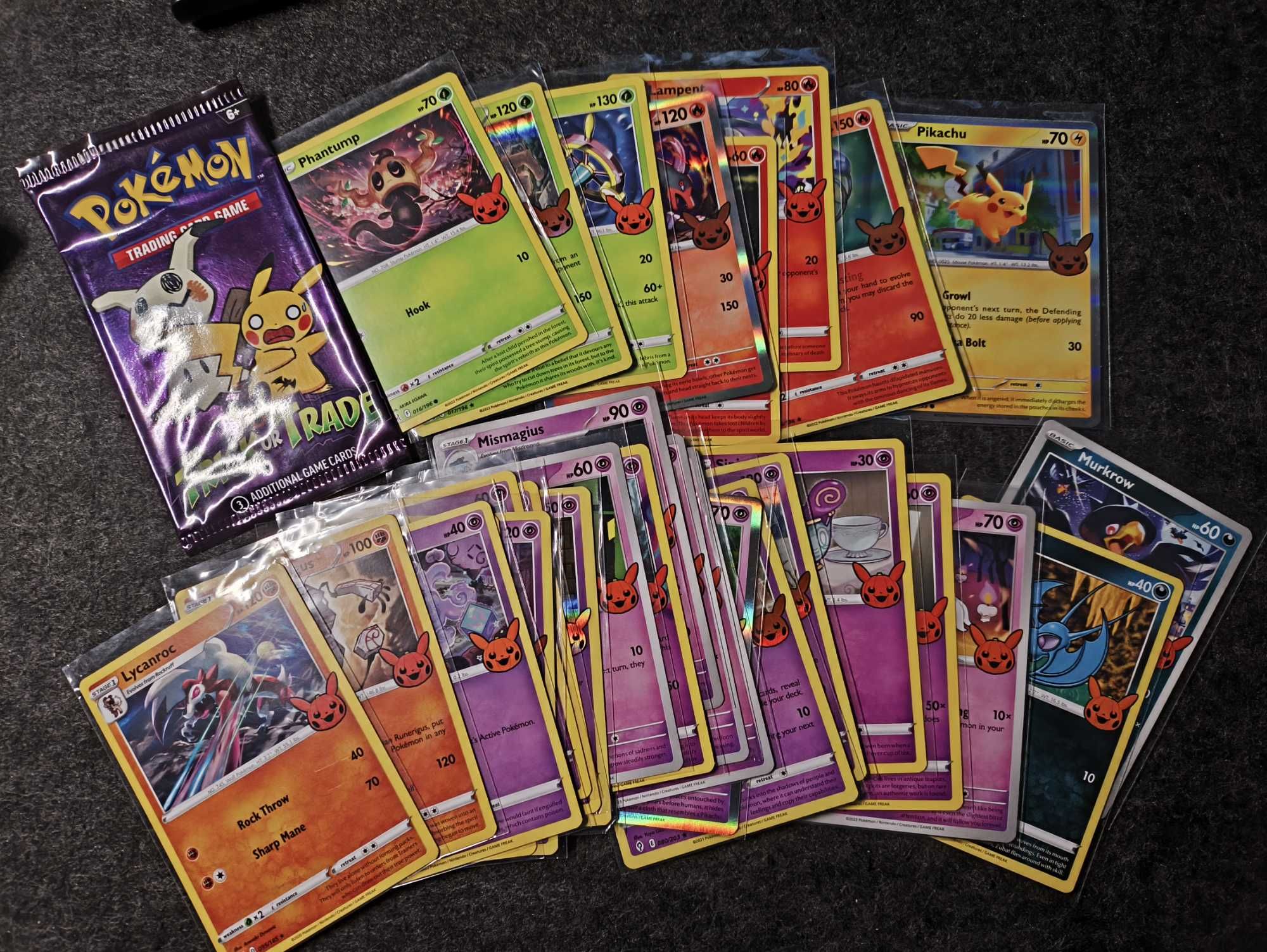 Cartas Pokemon Trick or Treat 2023