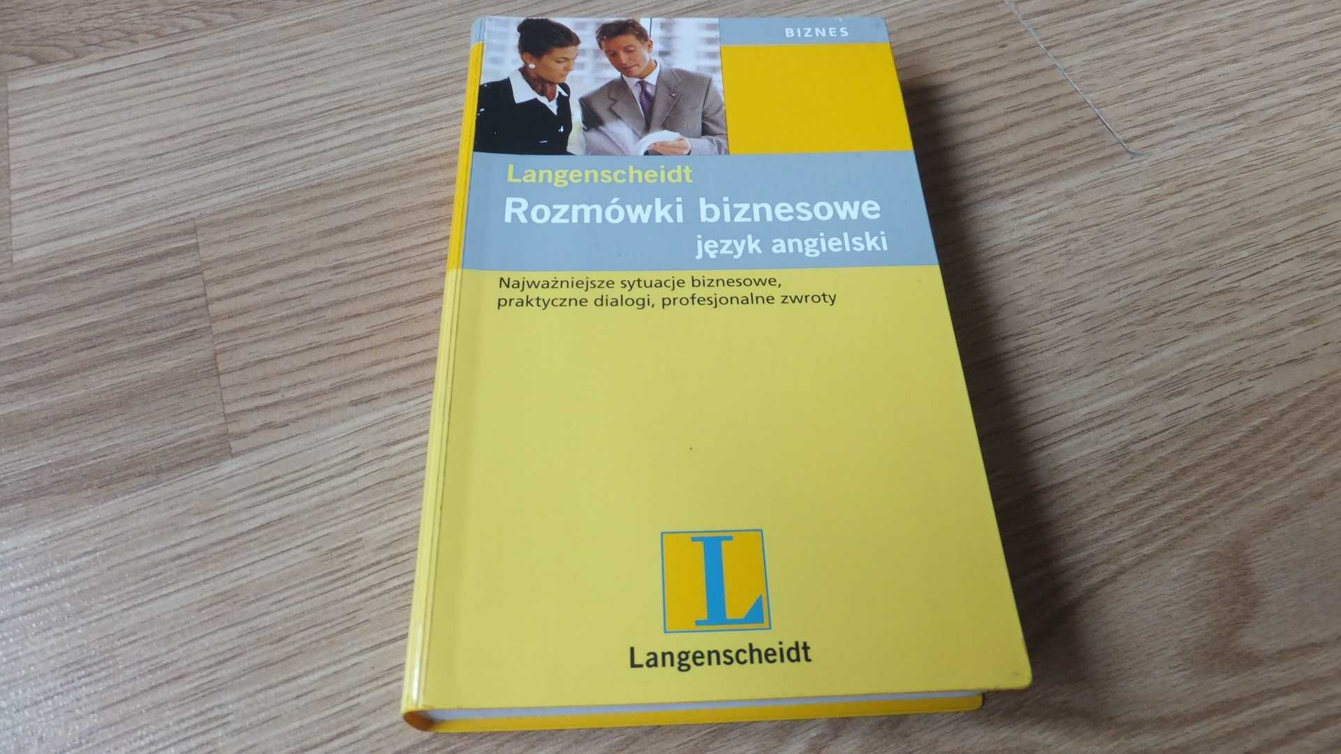 Rozmówki biznesowe język angielski Langenscheidt stan bdb