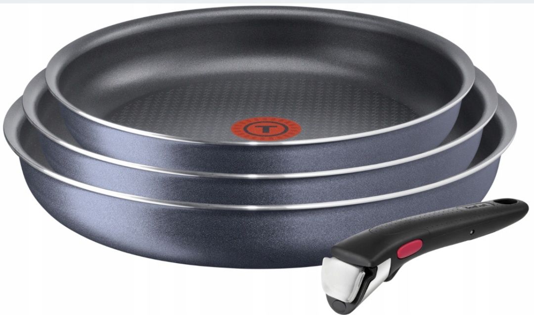 Patelnia Tefal INGENIO zestaw 22/24/26cm + RĄCZKA