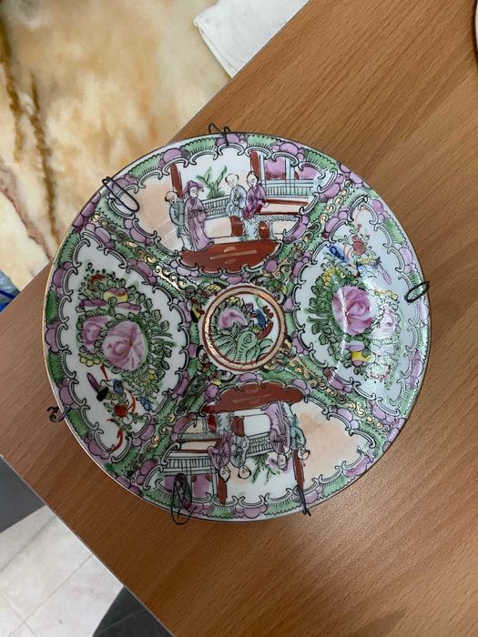 Prato decorativo fabricado em Macau ! Veja Preço !