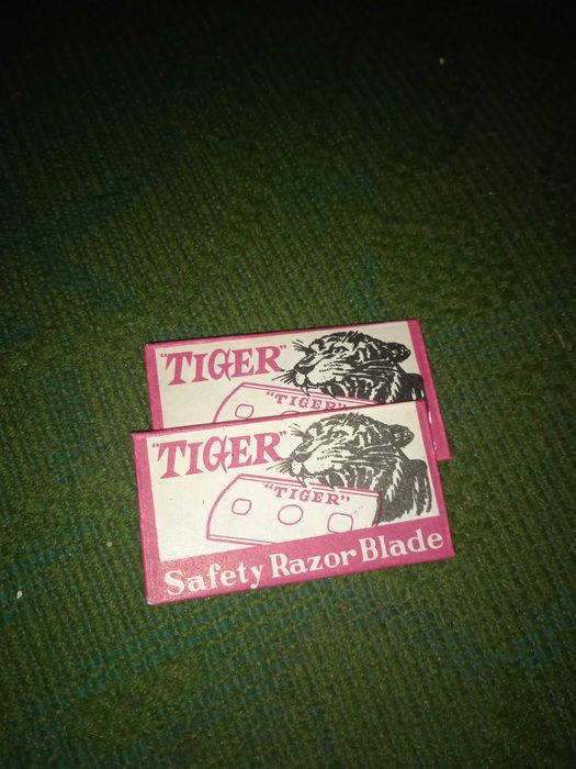 Żyletki "TIGER" 100szt. PRL Kolekcjonerskie
