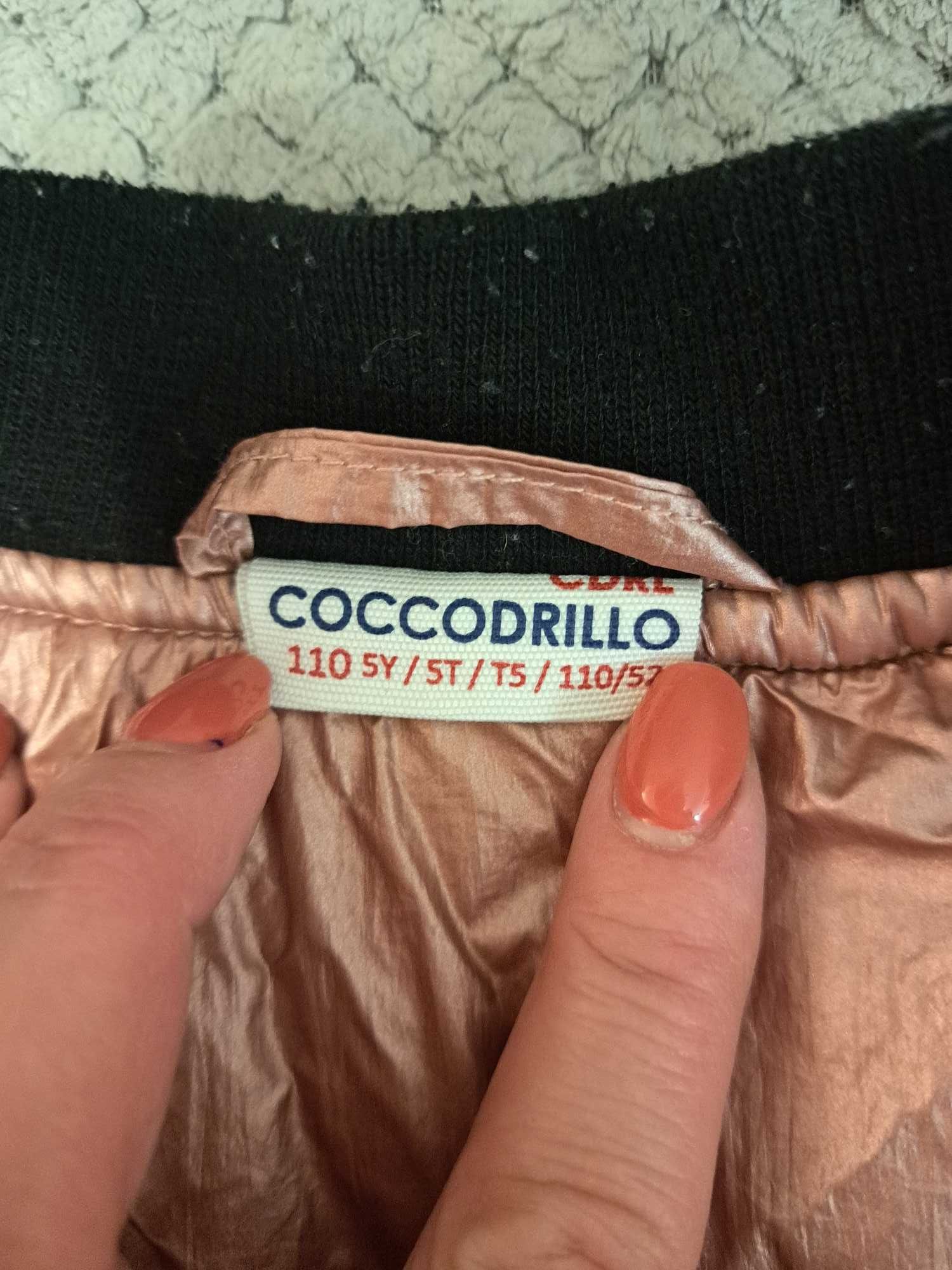 Kurtka przejściowa COCCODRILLO r 110 dla dziewczynki róż pink