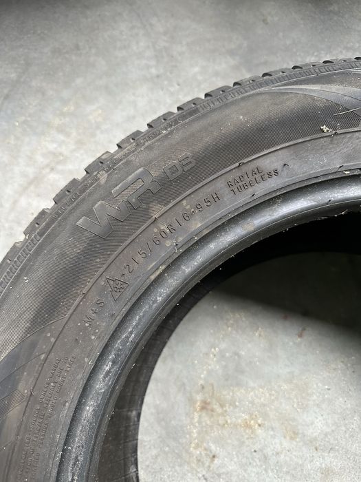 4x opony zimowe 215/60R16 Nokian WR D3 cena za komplet 7mm 2017