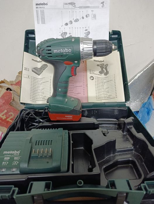 Акумуляторний дриль-шурупокрут Metabo BS 14.4 Li 1,3Аh, патрон 13 мм