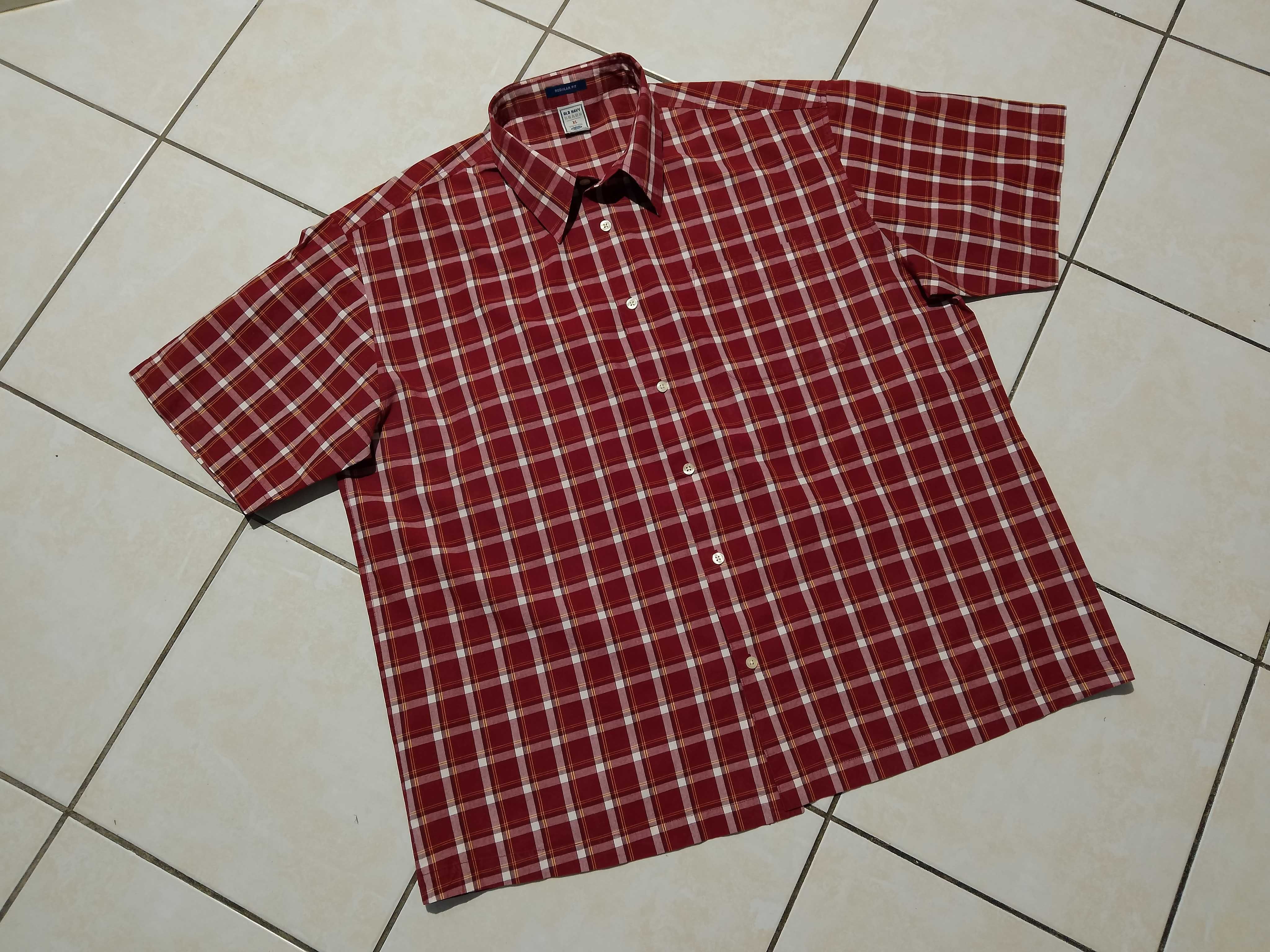 OLD NAVY USA - NOWA! Koszula Męska krótki rękaw rozmiar XXXL