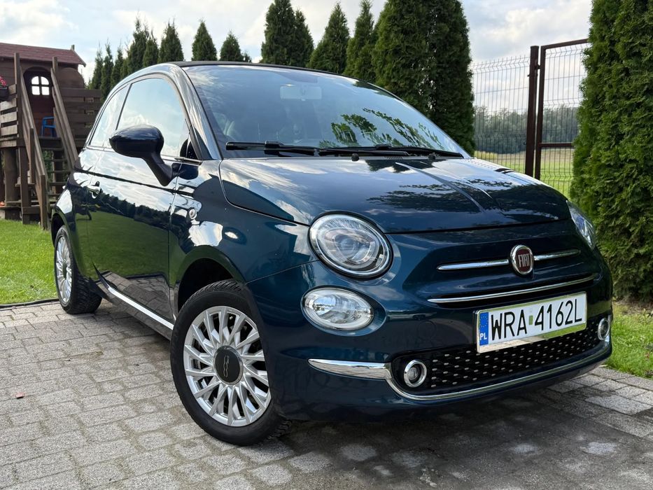 Fiat 500 FIAT 500 CC, bezwypadkowy, 1.2 benzyna, 2016 rok, 1 właściciel