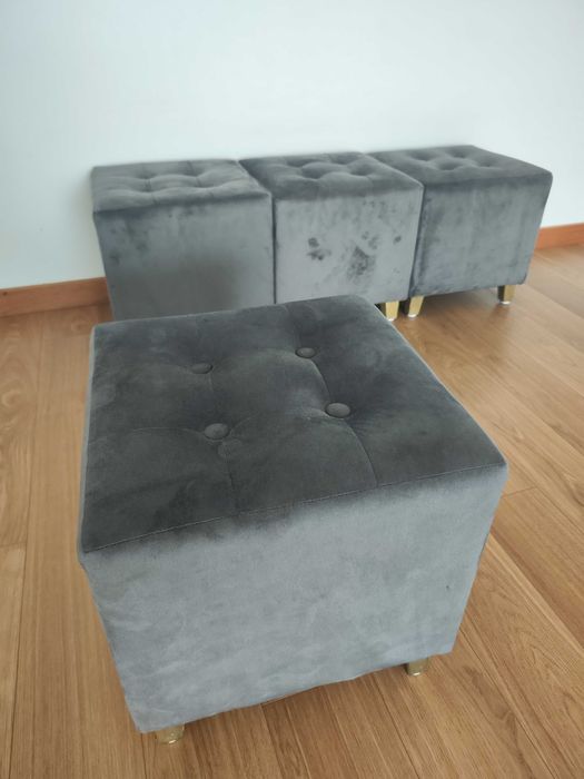 4 banquetas como novas