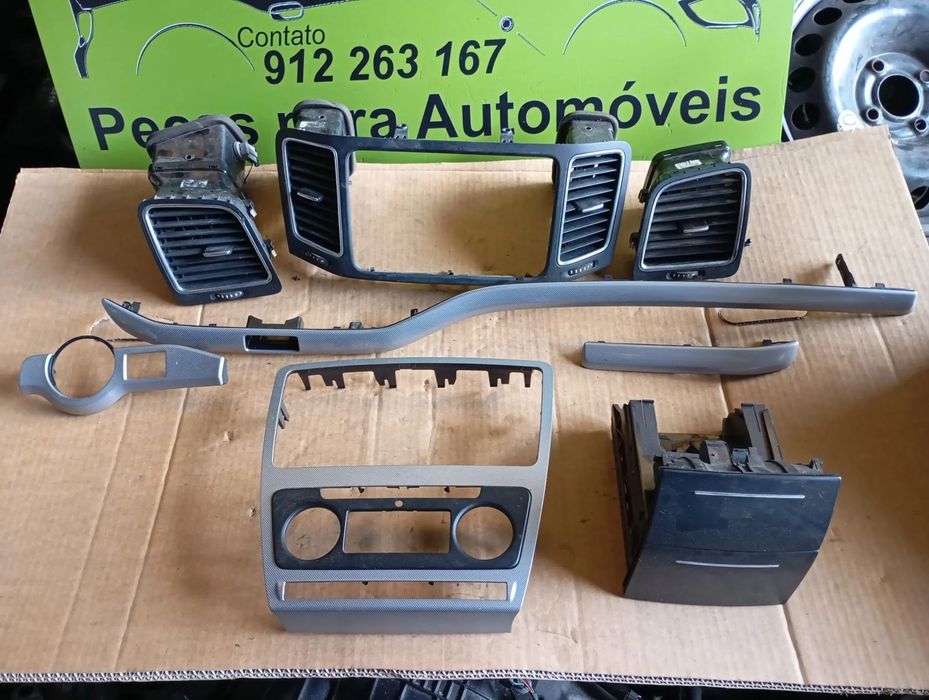 VW SHARAN 7N GRELHAS E FRISOS TABLIER