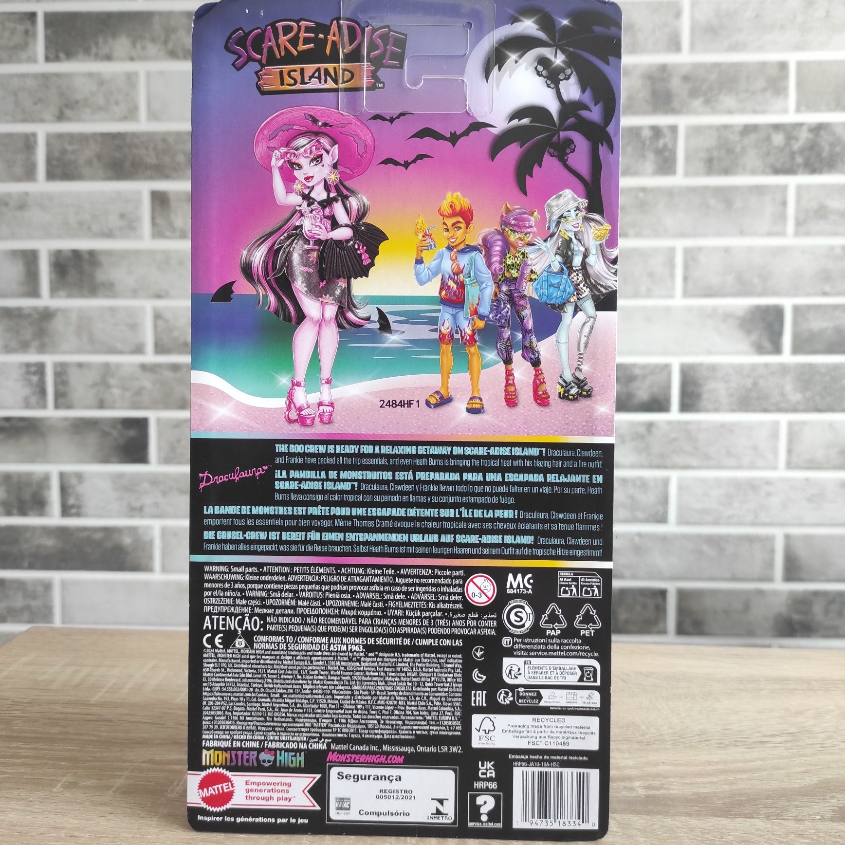 Lalka monster high wyspa straszy raj draculaura