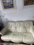 Sofa skóra trzyosobowa