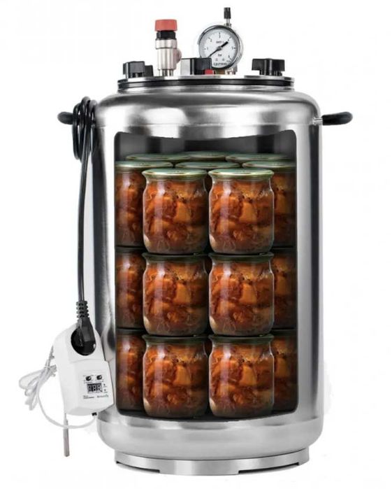 ЕЛЕКТРИЧНИЙ автоклав з нержавійки на 24 банки!ВІД ВИРОБНИКА!+ГАРАНТІЯ!