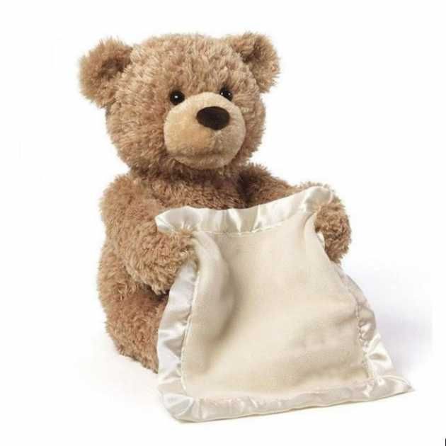 Детская Интерактивная игрушка Мишка Peekaboo Bear 30 см Коричневый