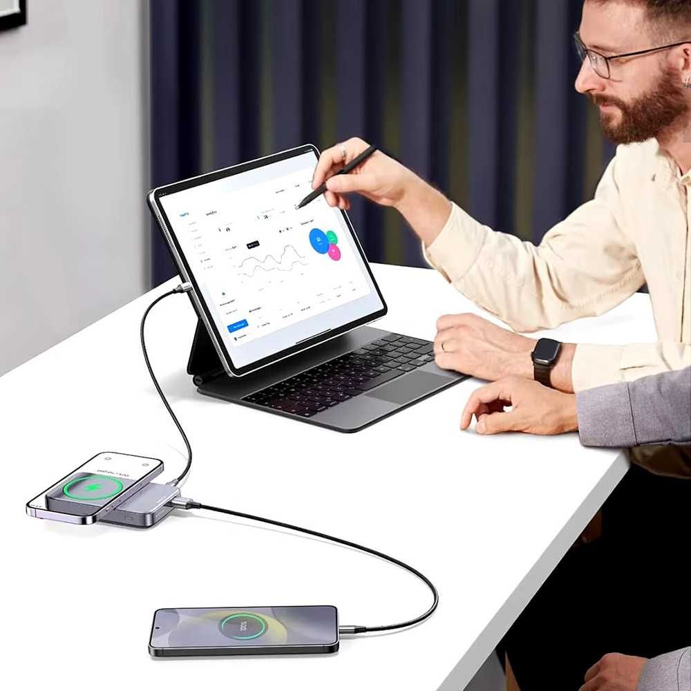 Павербанк з Magsafe 10000mAh 20W УМБ Power Bank повербанк UGREEN