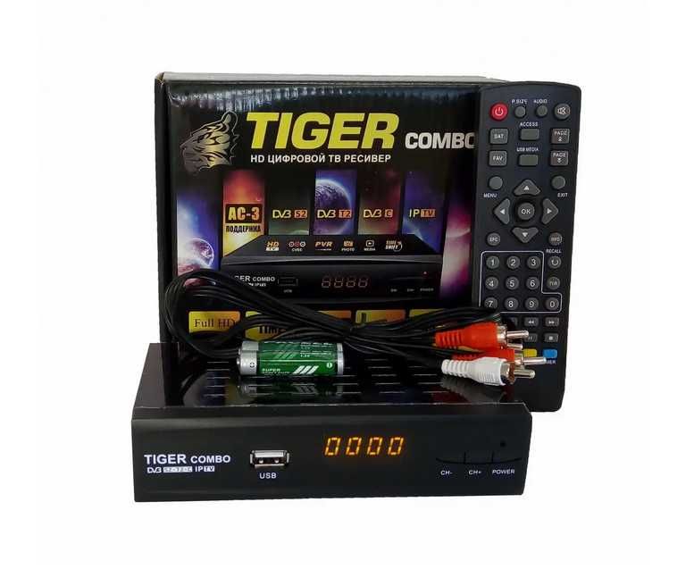 Комбінований тюнер ресивер tiger combo hd dvb-s/s2/t/t2/c