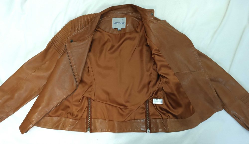 Кожаная куртка косуха Mary Portas Англия на девочку XS 40-42 размер