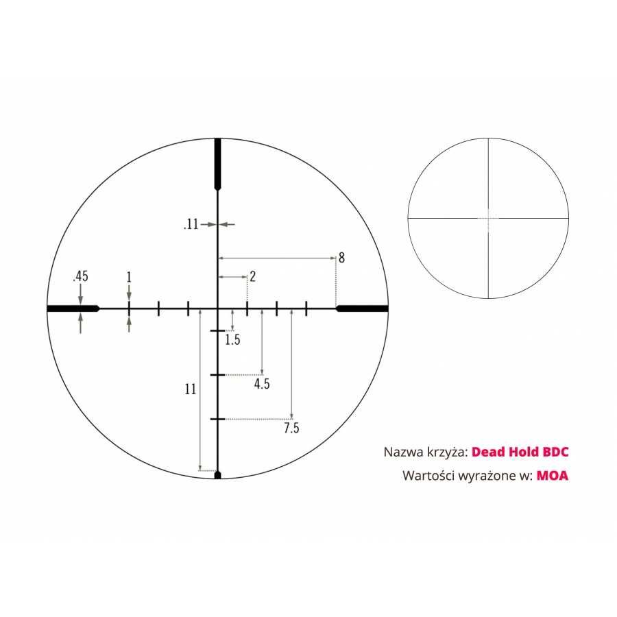 Luneta celownicza Vortex Crossfire II 4-16x50 30 mm AO BDC