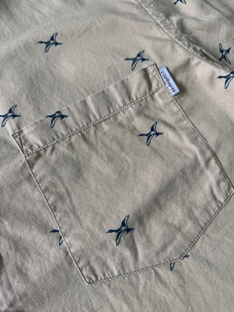 Теніска сорочка з коротким рукавом Carhartt duck оригінал чоловіча