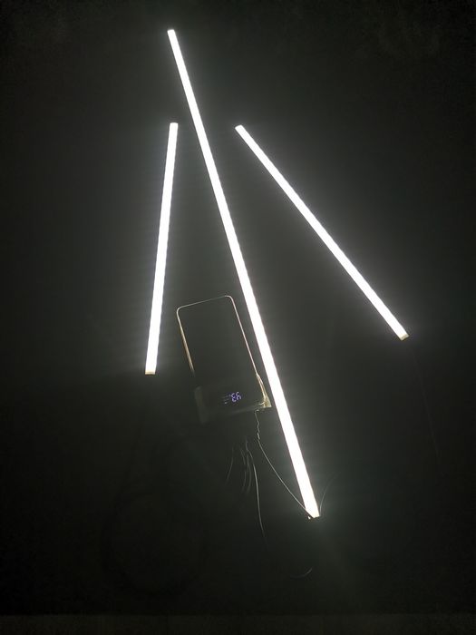 Світильник світлодіодний на usb працює від power bank, лед лампа