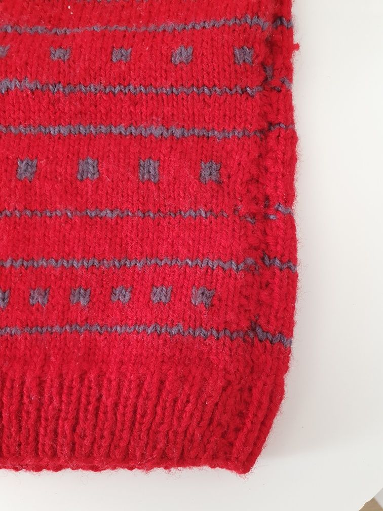 Kamizelka Czerwona HandMade. Produkt własnej Roboty!