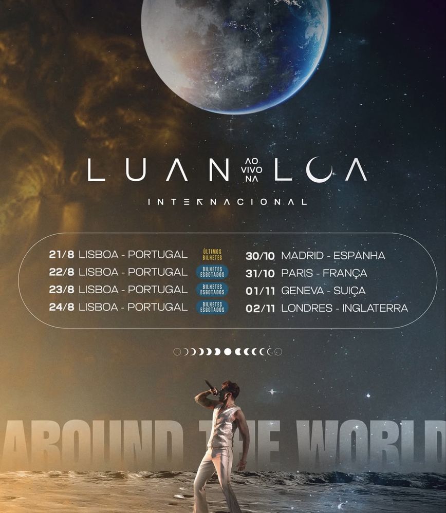 Vendo bilhete para Luan Santana 23/08