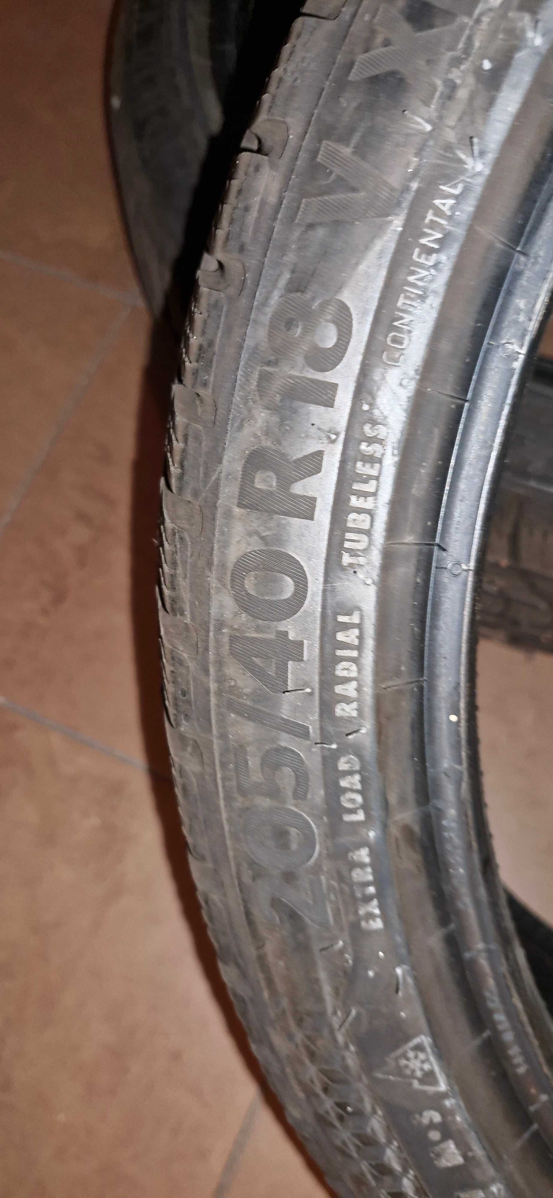 Opony zimowe prawie nowe Marki Continental