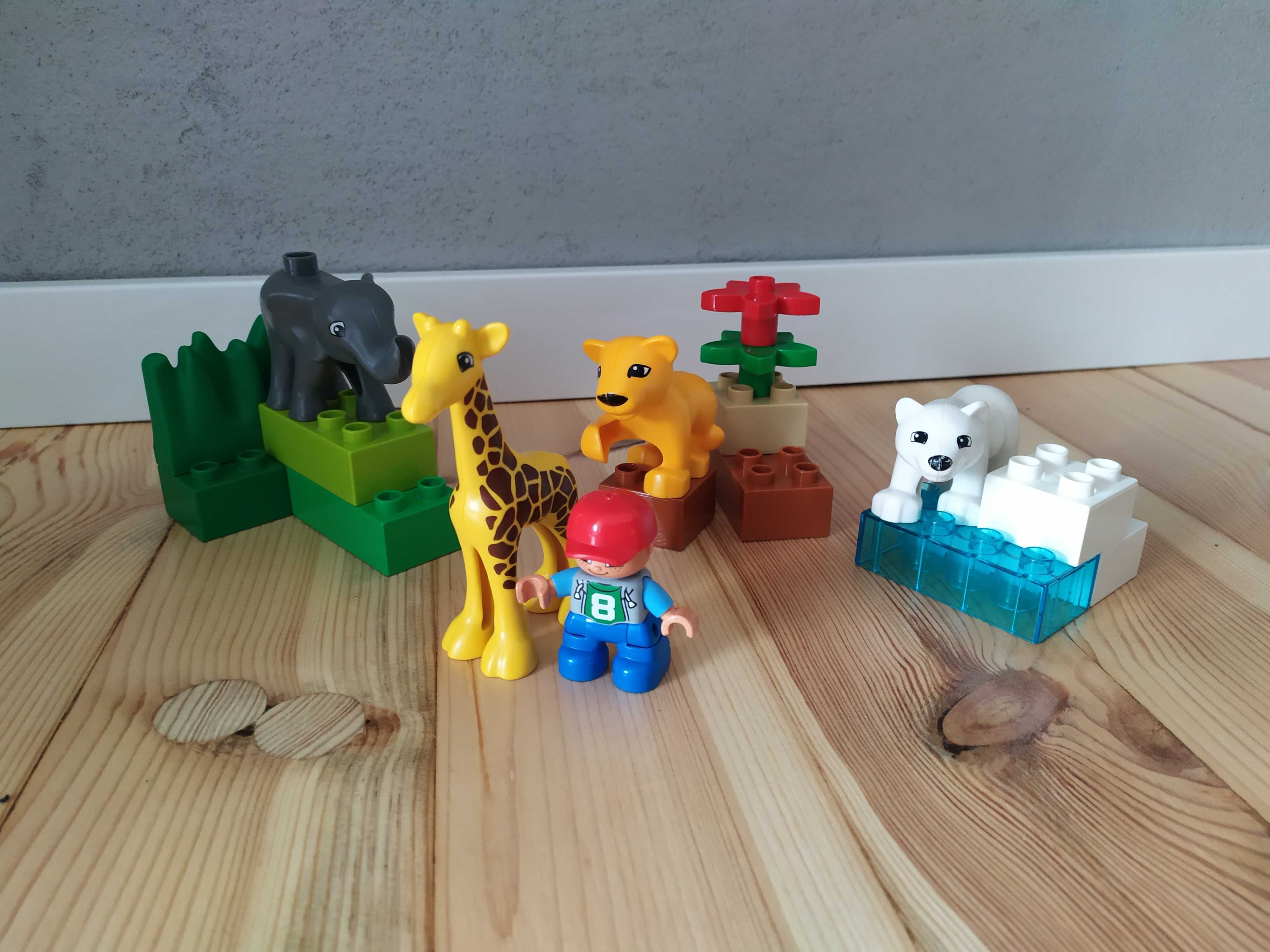 LEGO Duplo małe zoo 4962 i dodatkowe klocki z kotem