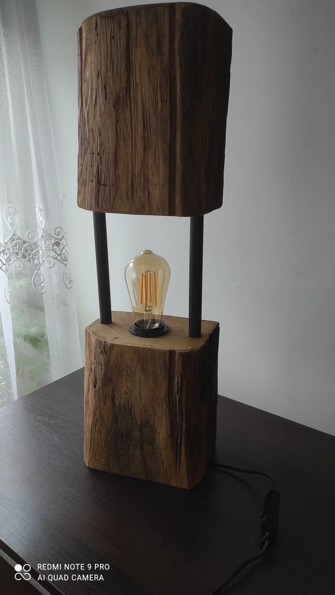 Lampa lampka stojaca LOFT  handmade Prezent