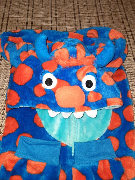 Кигуруми, флисовый костюм дракона  на 7-8лет