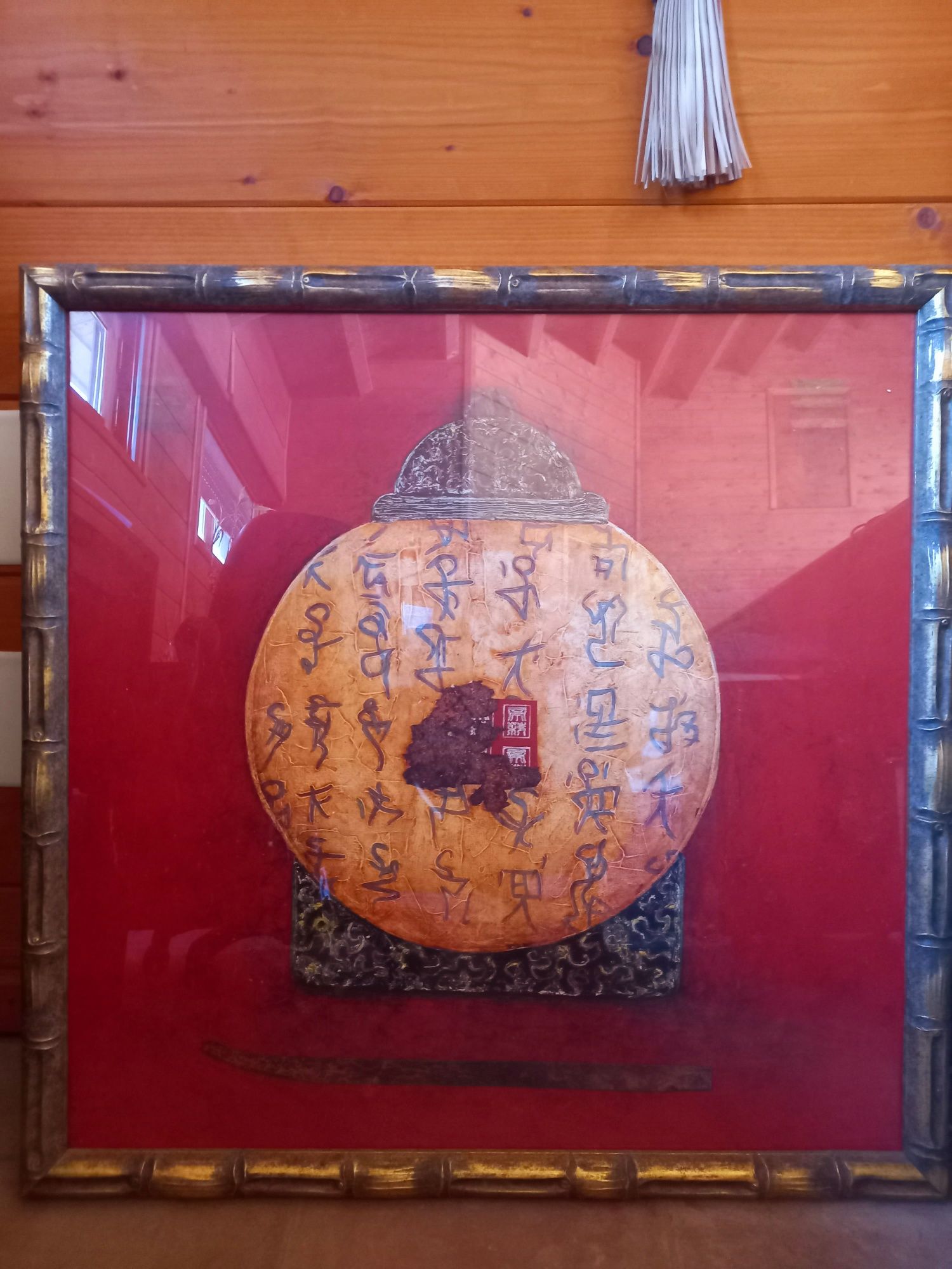 Quadro Oriental com moldura