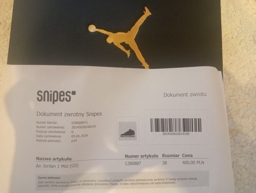 Nike Air Jordan 1 MID roz.38