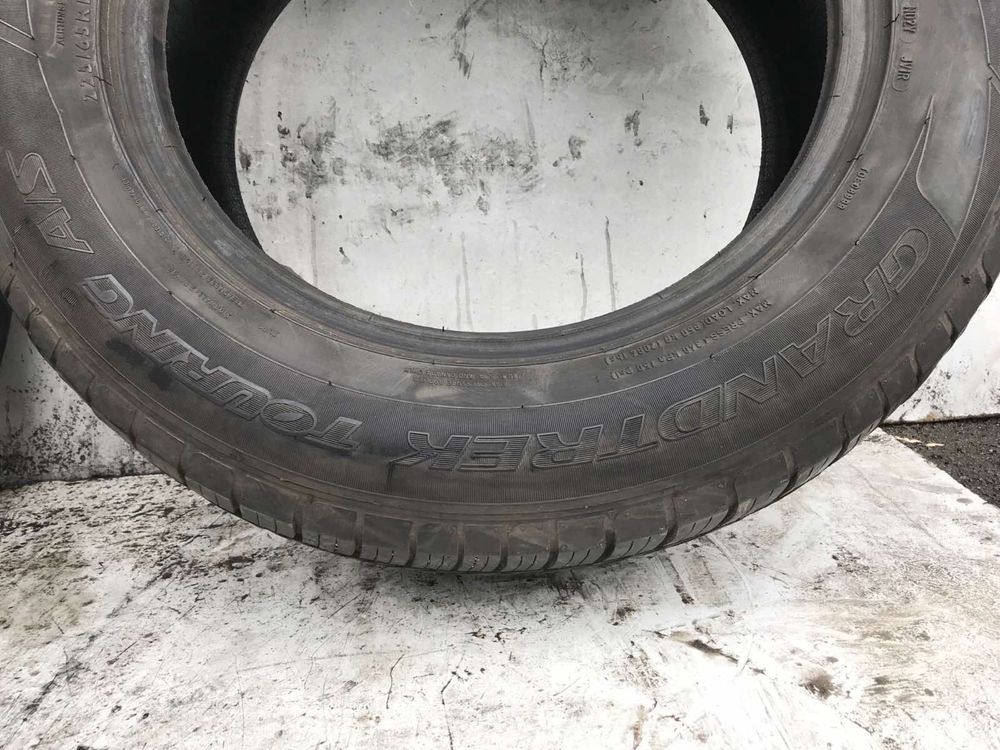 Шины Dunlop GrandTrack Touring A/S 225/65r17 Пара Лето Б/у Оригинал