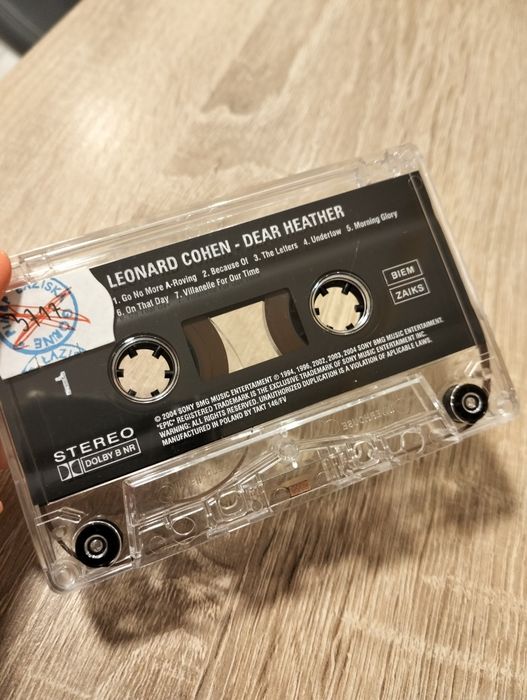 Kaseta magnetofonowa Leonard Cohen