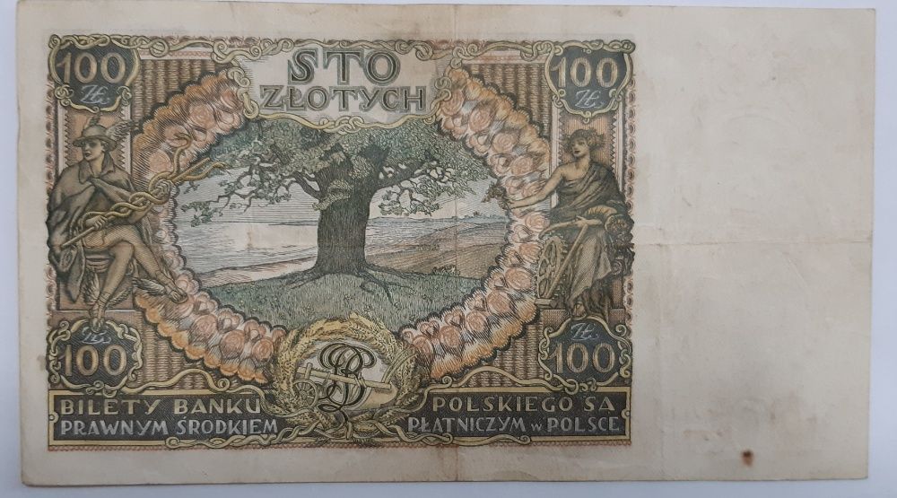 kolekcjonerski banknot 100 złotych z 1934 roku