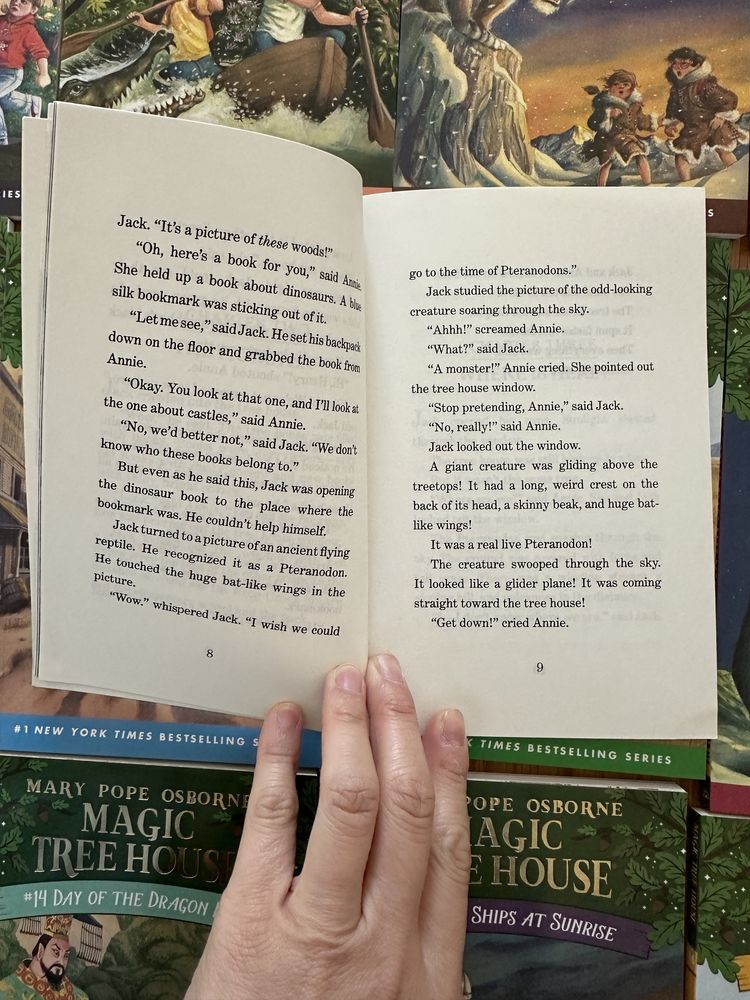 Livros infantis - Magic Tree House em Inglês