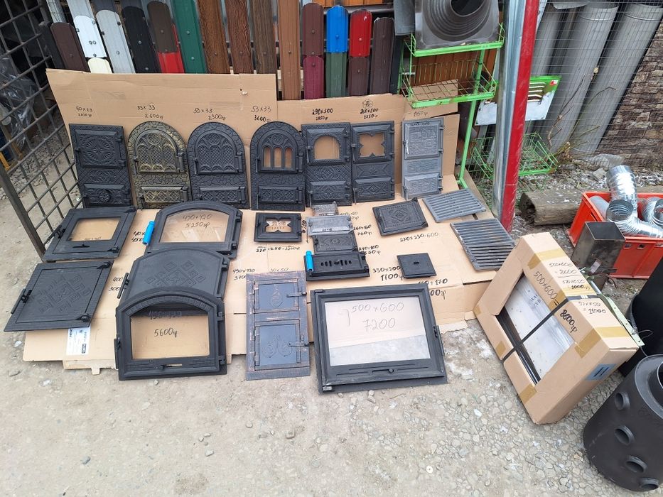 Дверки чавунні камін для печі та Барбекю!!!