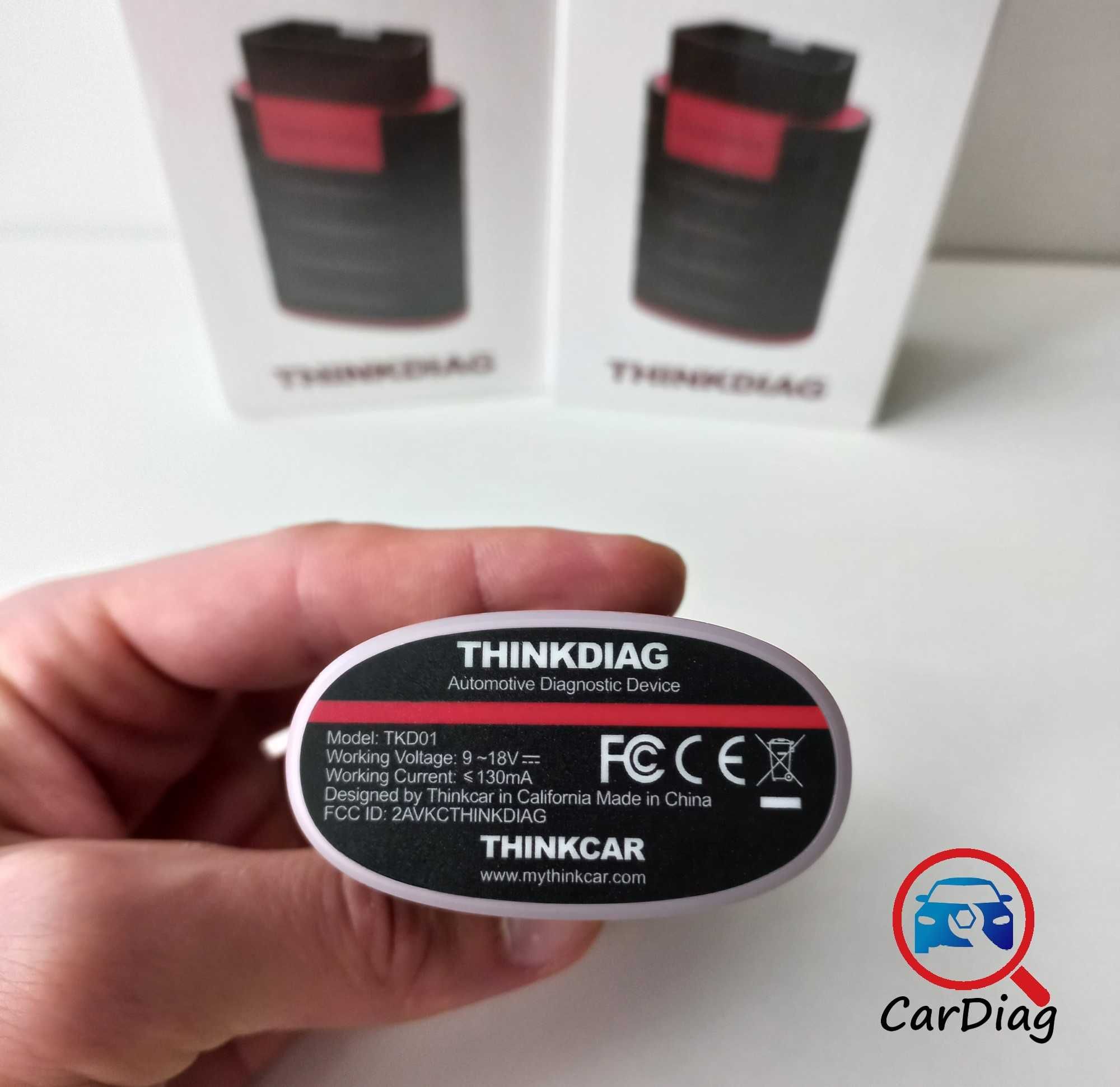 Сканер Thinkdiag для Diagzone Prо + удлинитель. 250+ марок авто.