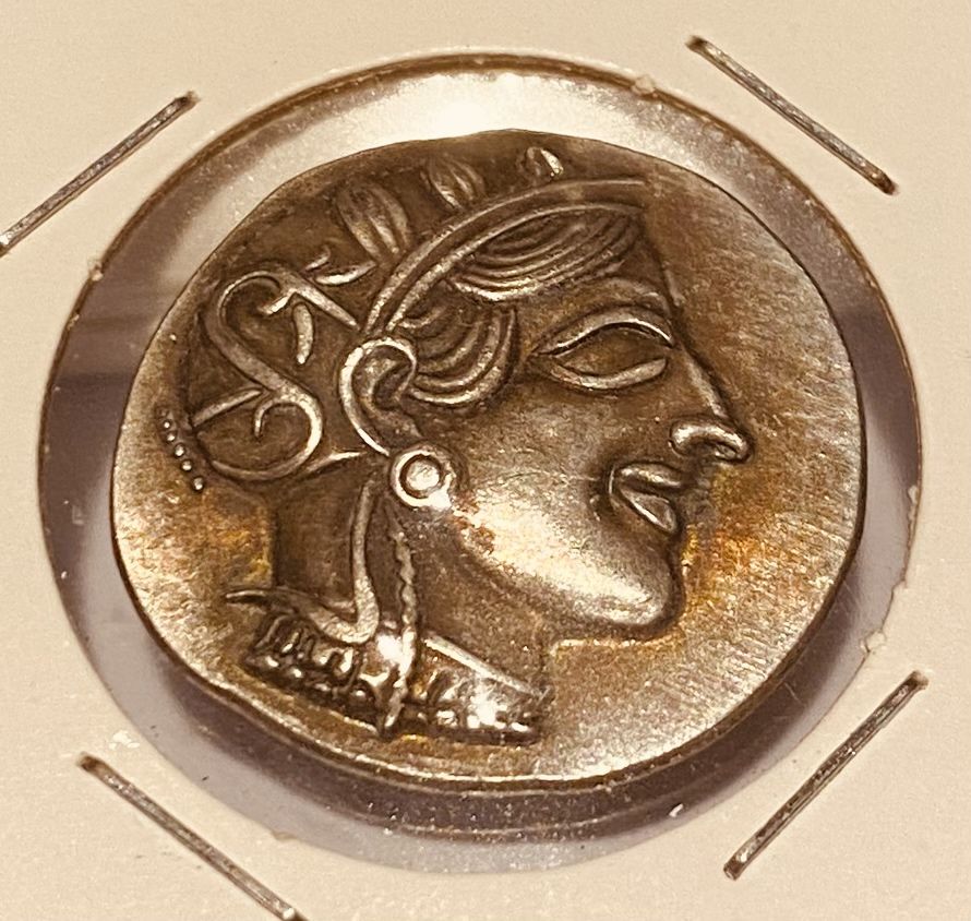 Replicas de moedas romanas e gregas