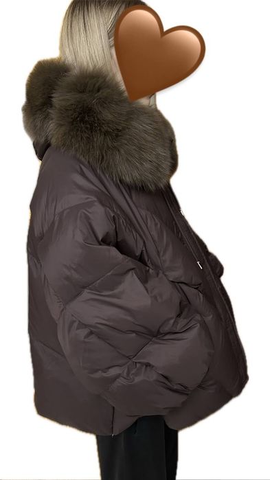 Куртка зимова жіноча оверсайз